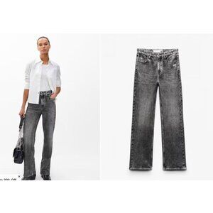 Rag & Bone Grey Miramar Shea Ankle-Length Pants Raven Size 26